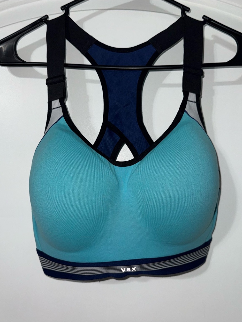 VSX Sports Bra Women’s Size 36DD Victoria Secret Sport Blue